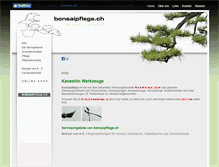 Tablet Screenshot of bonsaipflege.ch